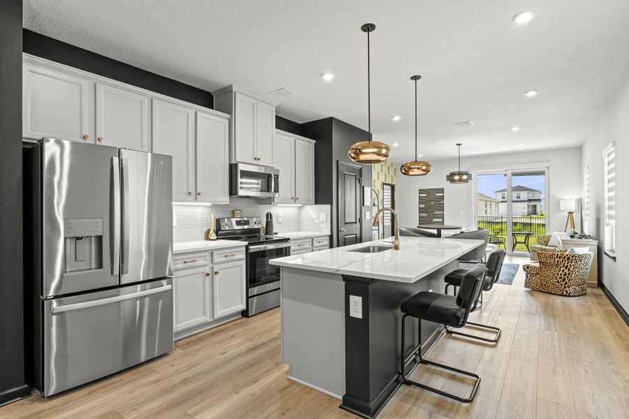 Furnished interior view inside a new home in , Port St. Lucie (Image 11).