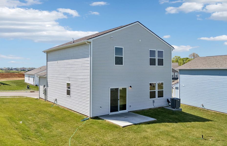 Exterior details and patio area of a home in Highlands of Carter's Station, Columbia (Image 3).