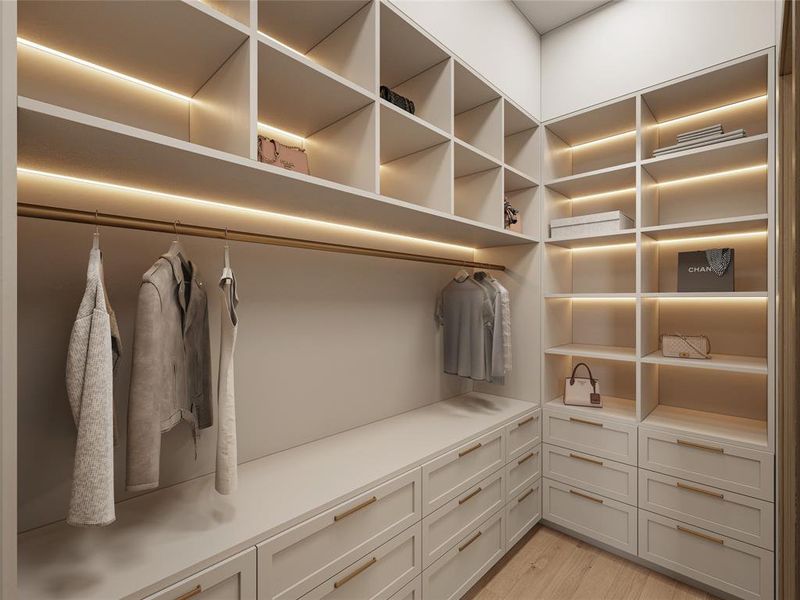 Furnished interior view inside a new home in , Dallas (Image 15).