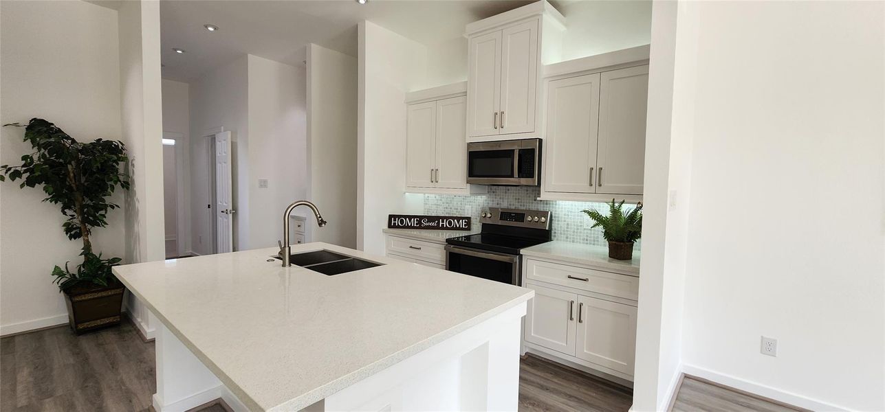 Furnished interior view inside a new home in , Houston (Image 11).