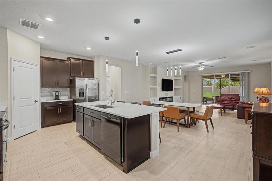 Furnished interior view inside a new home in , San Antonio (Image 17).
