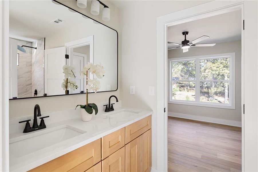 Furnished interior view inside a new home in , Decatur (Image 33).
