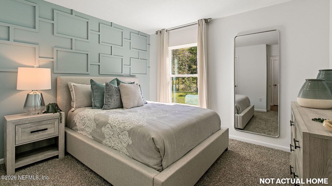 Furnished interior view inside a new home in Copes Landing, Jacksonville (Image 14).