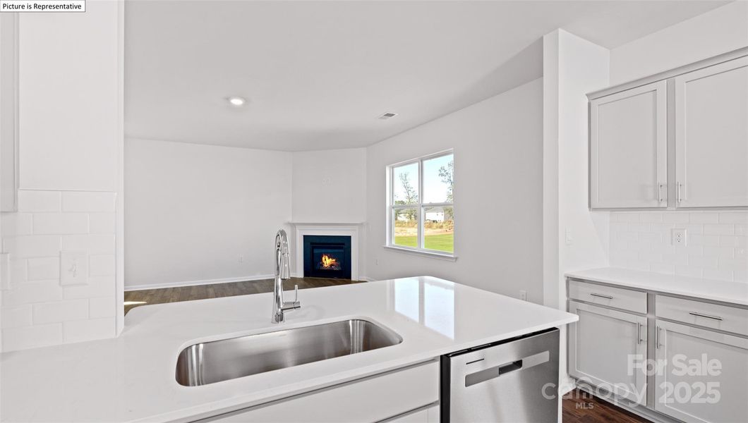 Furnished interior view inside a new home in Secrest Commons, Monroe (Image 8).