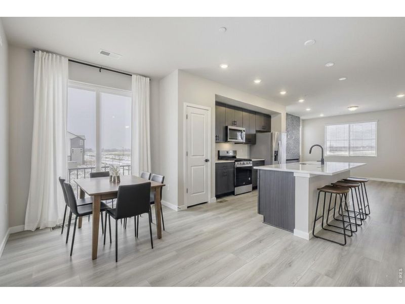 Furnished interior view inside a new home in , Fort Collins (Image 3).