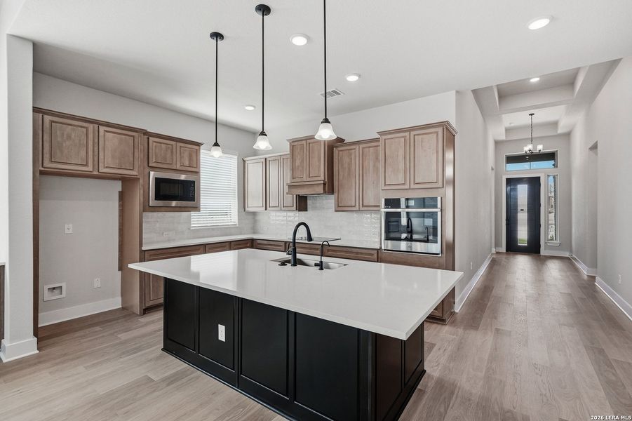 Furnished interior view inside a new home in Alsatian Oaks, Castroville (Image 10).