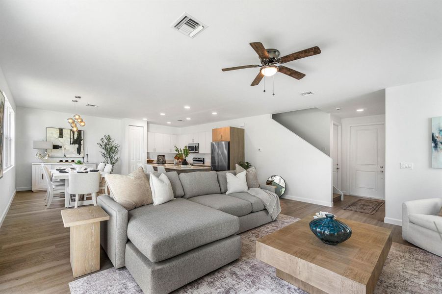 Furnished interior view inside a new home in Symphony Place, West Palm Beach (Image 23). Furnished interior view inside a new home in Symphony Place, West Palm Beach (Image 23).
