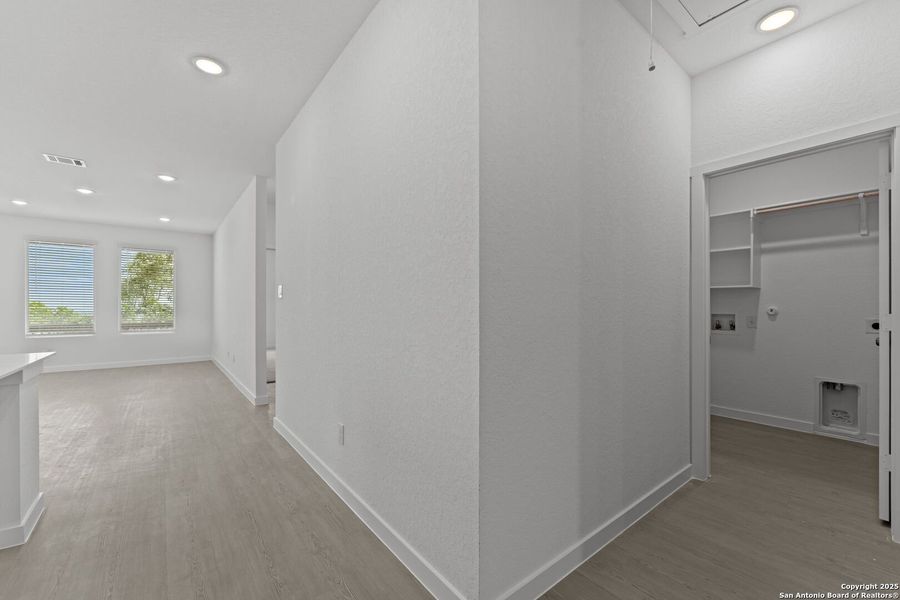 Spacious, unfurnished interior of a new home in Waterwheel: Coastline Collection, San Antonio (Image 12). Spacious, unfurnished interior of a new home in Waterwheel: Coastline Collection, San Antonio (Image 12).