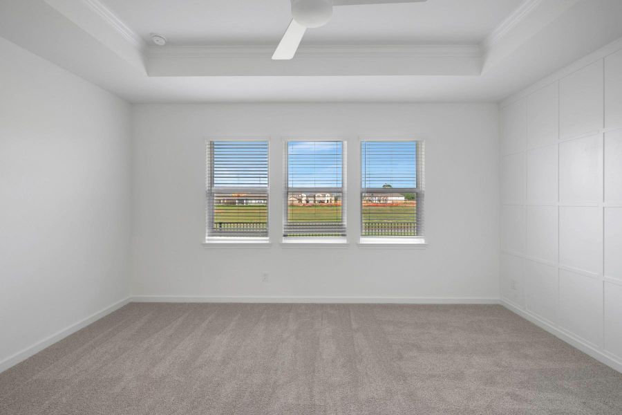 Tranquil primary suite (*Photo not of actual home and used for illustration purposes only.)