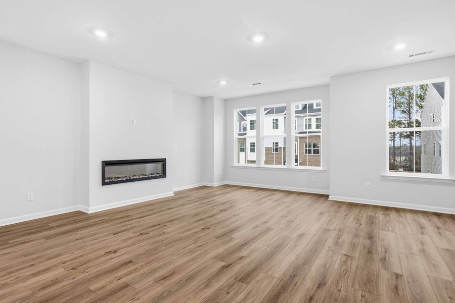 Spacious, unfurnished interior of a new home in Renaissance at White Oak, Garner (Image 22).