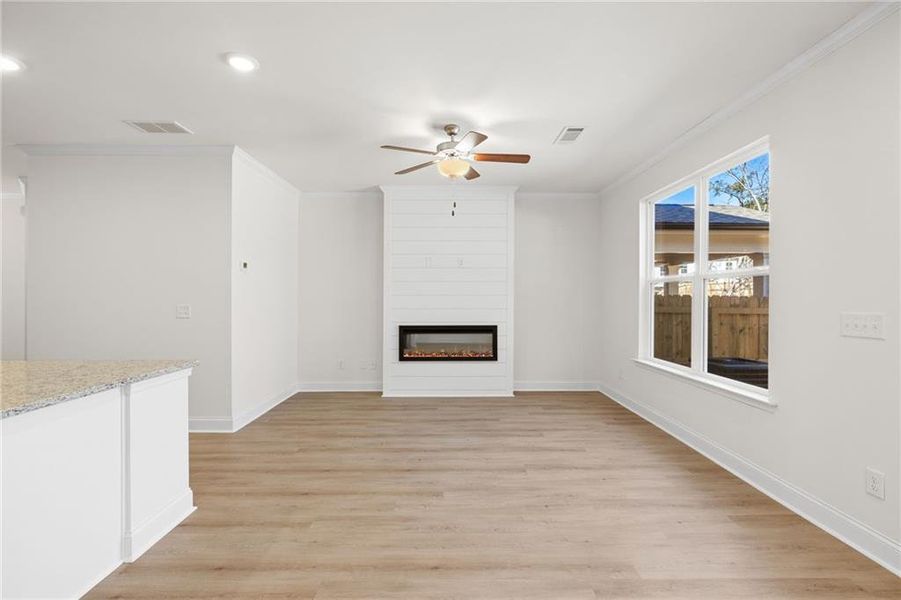 Spacious, unfurnished interior of a new home in Mulberry Summit, Flowery Branch (Image 22).