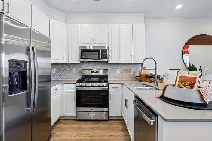 Representative furnished interior of a home built from the Backcountry by Taylor Morrison in Parterre Townhomes - The Westerly Collection, Thornton (Image 14).