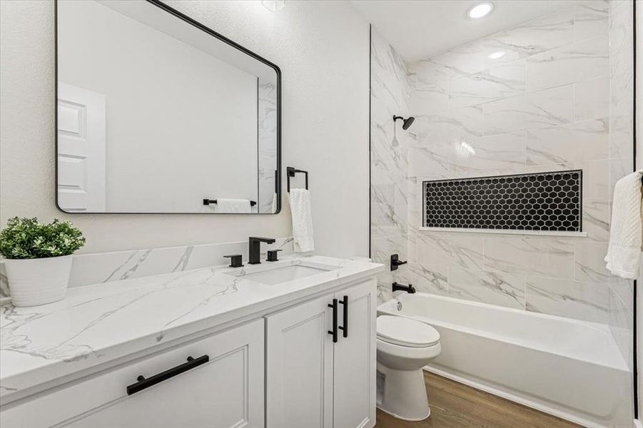 Furnished interior view inside a new home in , Fort Worth (Image 4). Furnished interior view inside a new home in , Fort Worth (Image 4).