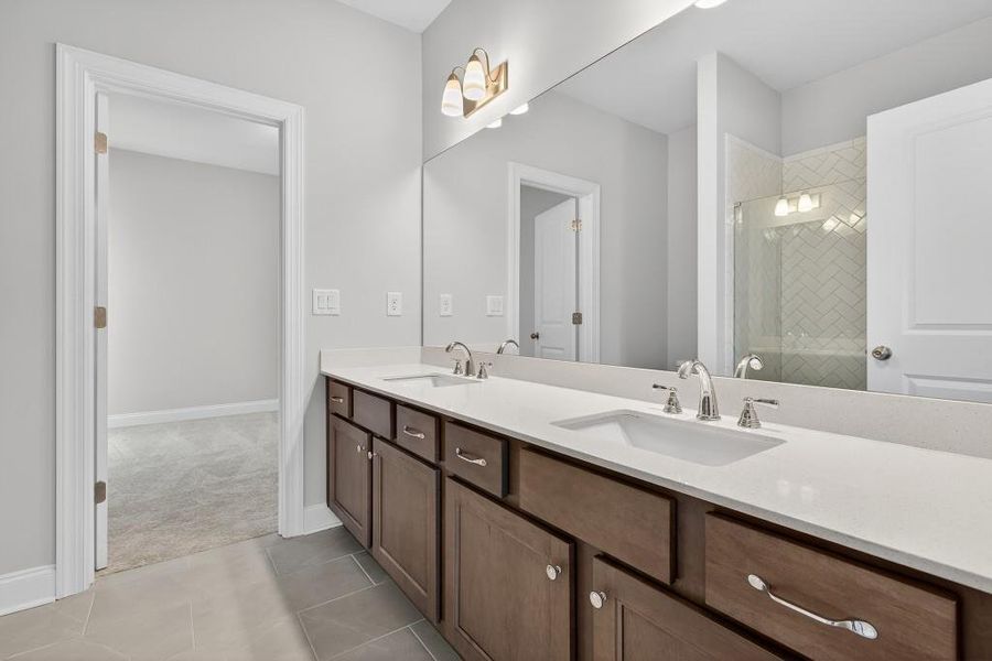 Furnished interior view inside a new home in Hemingway, Flowery Branch (Image 34).