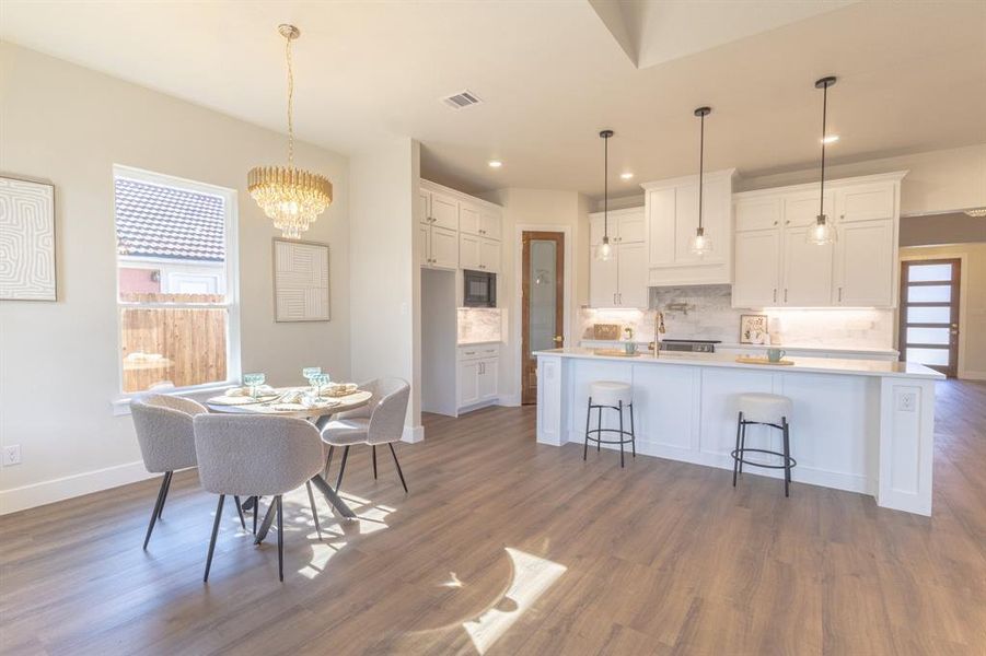 Furnished interior view inside a new home in , River Oaks (Image 9). Furnished interior view inside a new home in , River Oaks (Image 9).