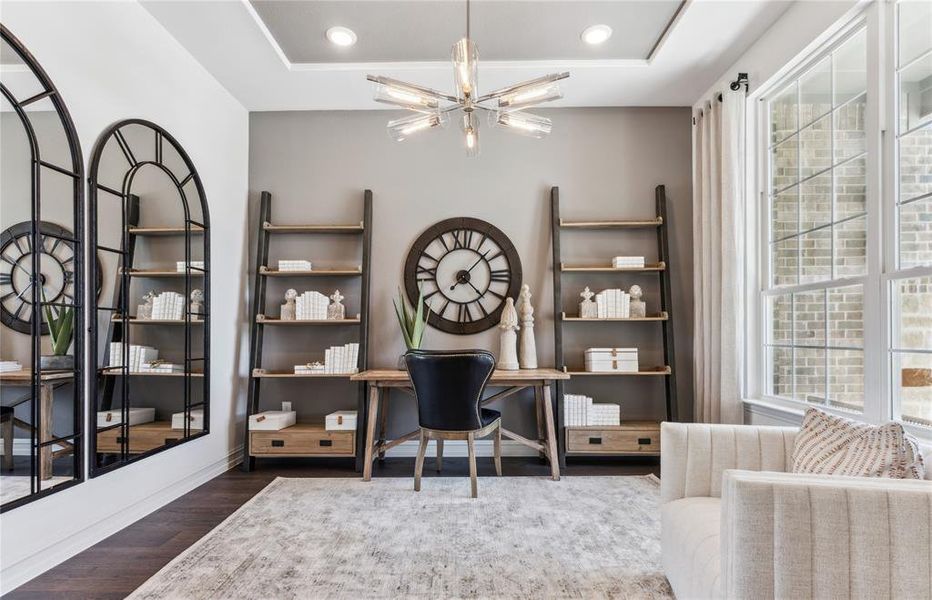 Flex room off entry into home *actual home pictured, furniture not included Flex room off entry into home *actual home pictured, furniture not included