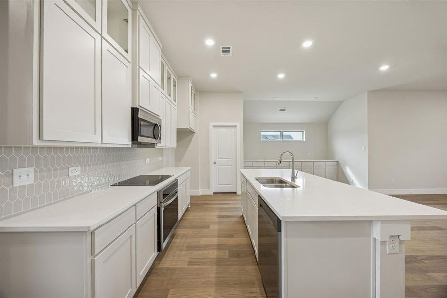 Furnished interior view inside a new home in Hadley Farms, Godley (Image 8).