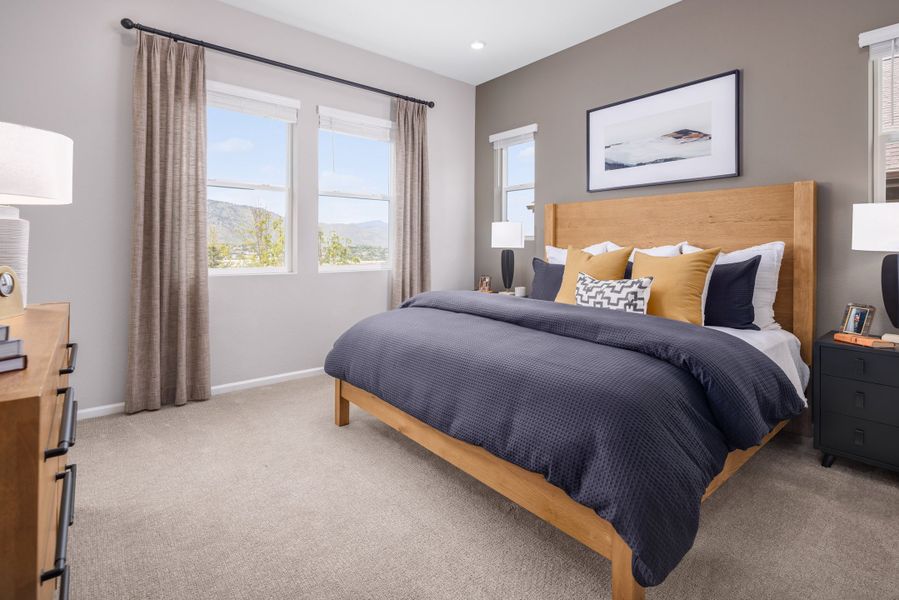 Furnished interior view inside a new home in The Manors Collection at Golden Overlook, Golden (Image 4). Furnished interior view inside a new home in The Manors Collection at Golden Overlook, Golden (Image 4).