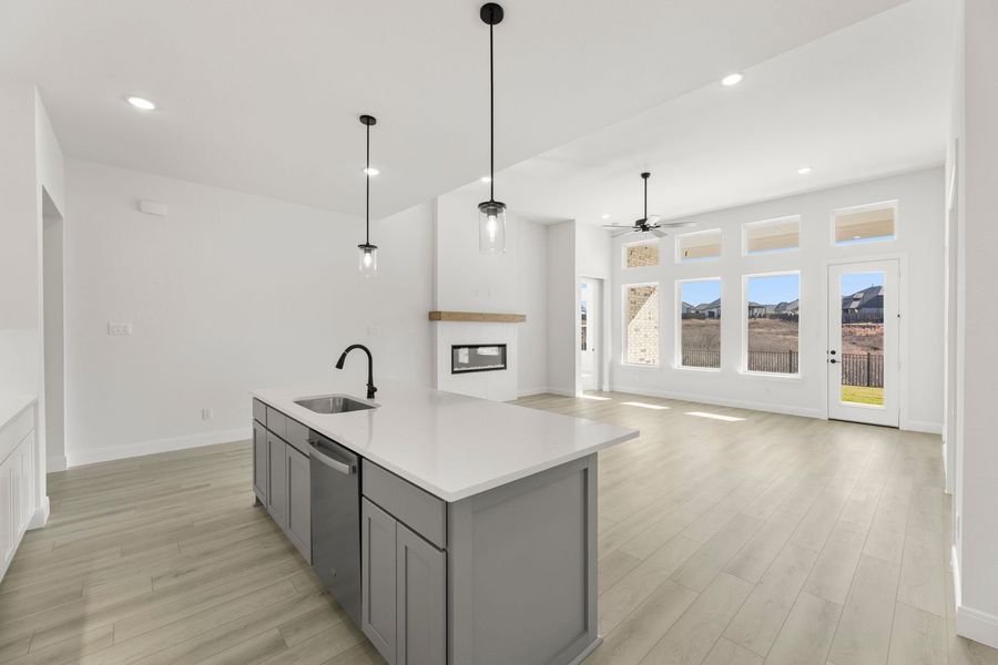 Furnished interior view inside a new home in Devonshire, Forney (Image 10).