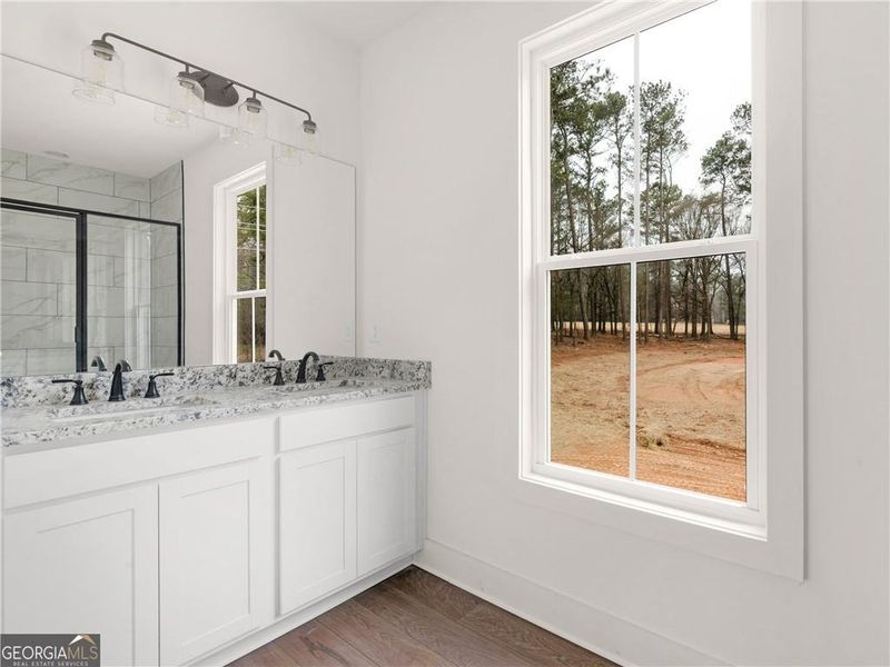 Furnished interior view inside a new home in , Mansfield (Image 3).
