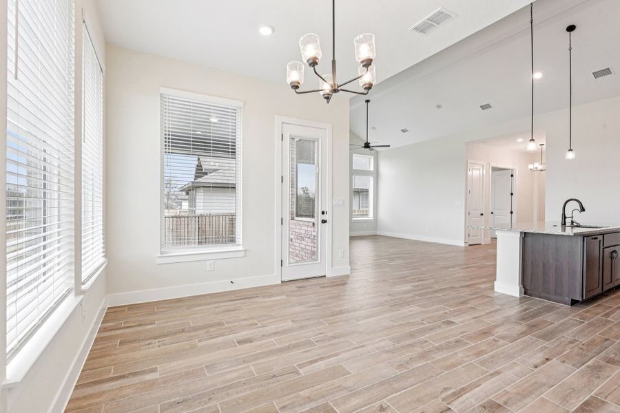 Spacious, unfurnished interior of a new home in Village at Three Oaks, Seguin (Image 37). Spacious, unfurnished interior of a new home in Village at Three Oaks, Seguin (Image 37).