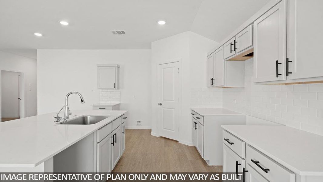 Furnished interior view inside a new home in The Canopies, Splendora (Image 6).