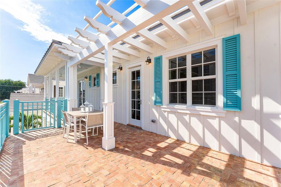 Furnished interior view inside a new home in , Delray Beach (Image 11).