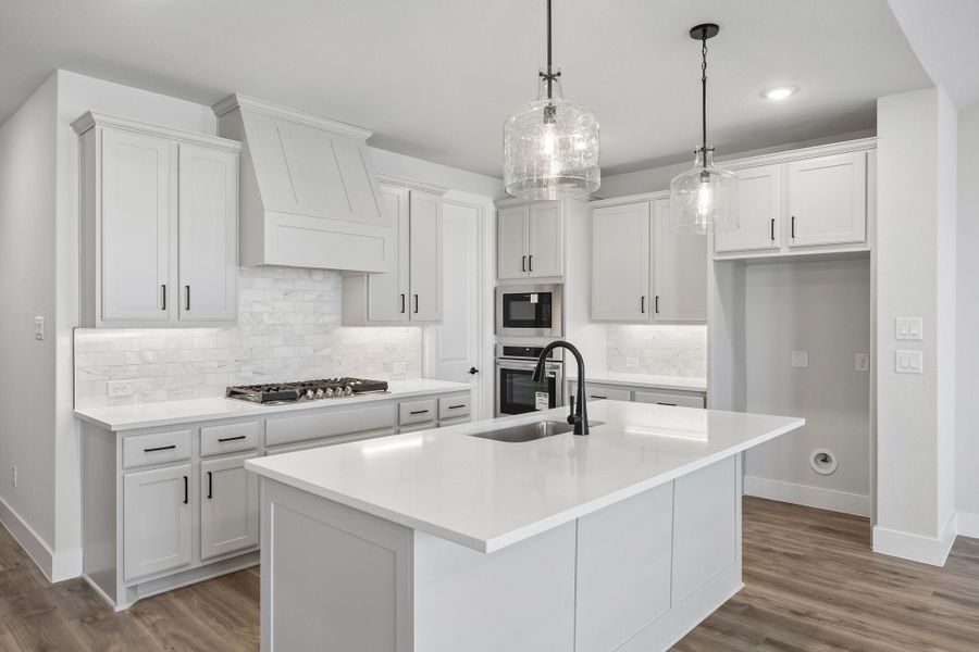 Furnished interior view inside a new home in Painted Tree Woodland West, McKinney (Image 7).