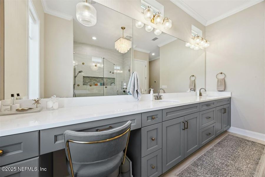 Furnished interior view inside a new home in Amelia National, Fernandina Beach (Image 17). Furnished interior view inside a new home in Amelia National, Fernandina Beach (Image 17).