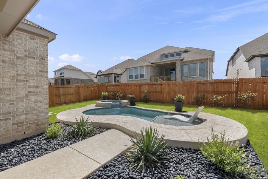 Exterior details and patio area of a home in Veramendi, New Braunfels (Image 28).