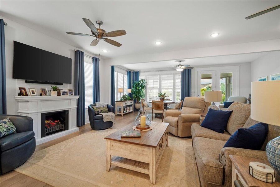 Furnished interior view inside a new home in K. Hovnanian's® Four Seasons at Lakes of Cane Bay, Summerville (Image 28).