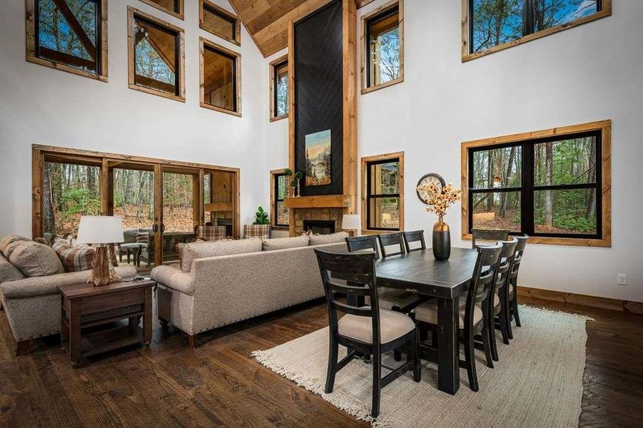 Furnished interior view inside a new home in , McCaysville (Image 44).