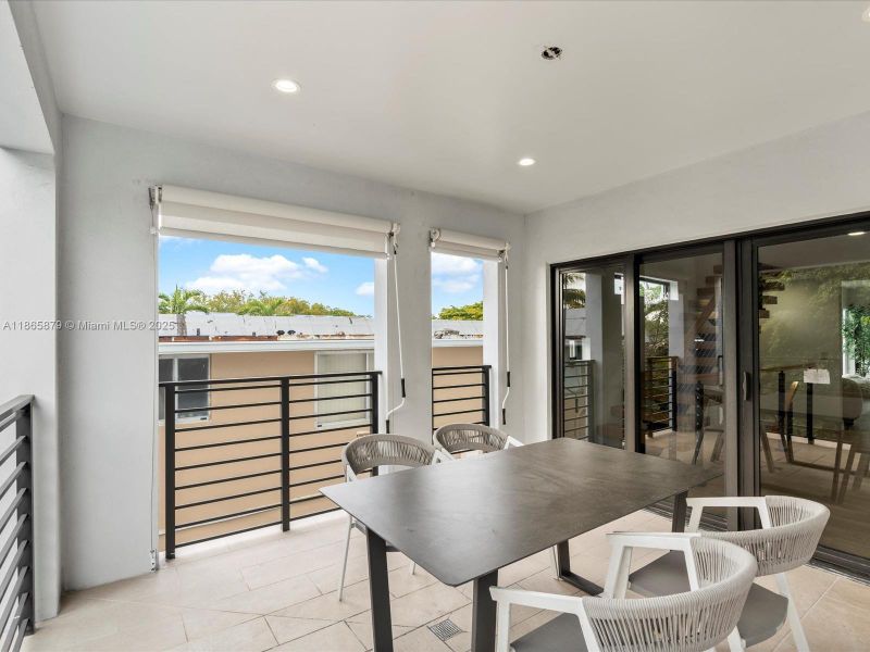 Furnished interior view inside a new home in , Miami Beach (Image 31). Furnished interior view inside a new home in , Miami Beach (Image 31).