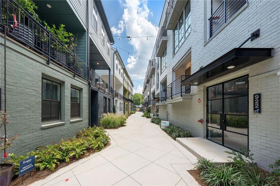 Exterior details and patio area of a home in , Atlanta (Image 14).