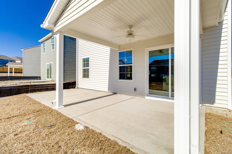 Exterior details and patio area of a home in Haynes Park, Columbia (Image 3).