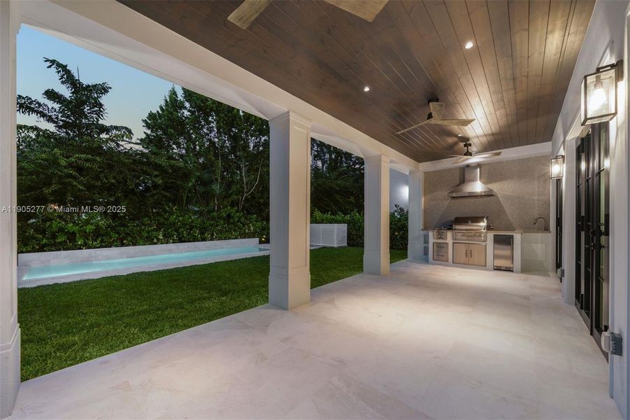 Exterior details and patio area of a home in , Miami (Image 4). Exterior details and patio area of a home in , Miami (Image 4).