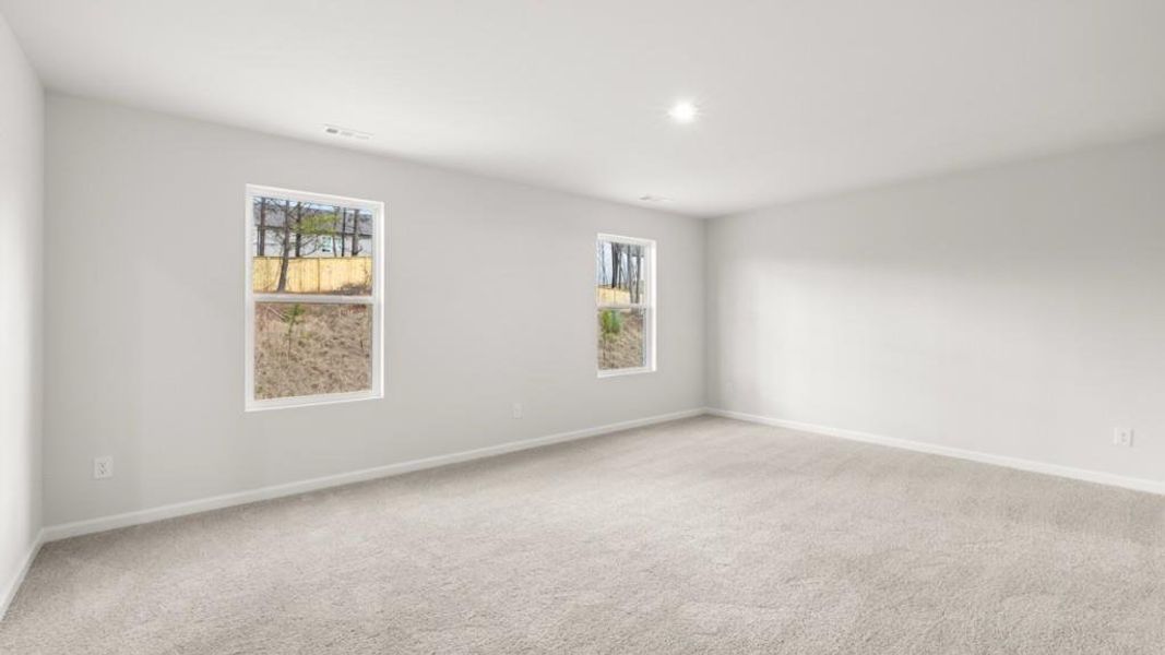 Spacious, unfurnished interior of a new home in Parkside at Carter Grove, Cartersville (Image 33).