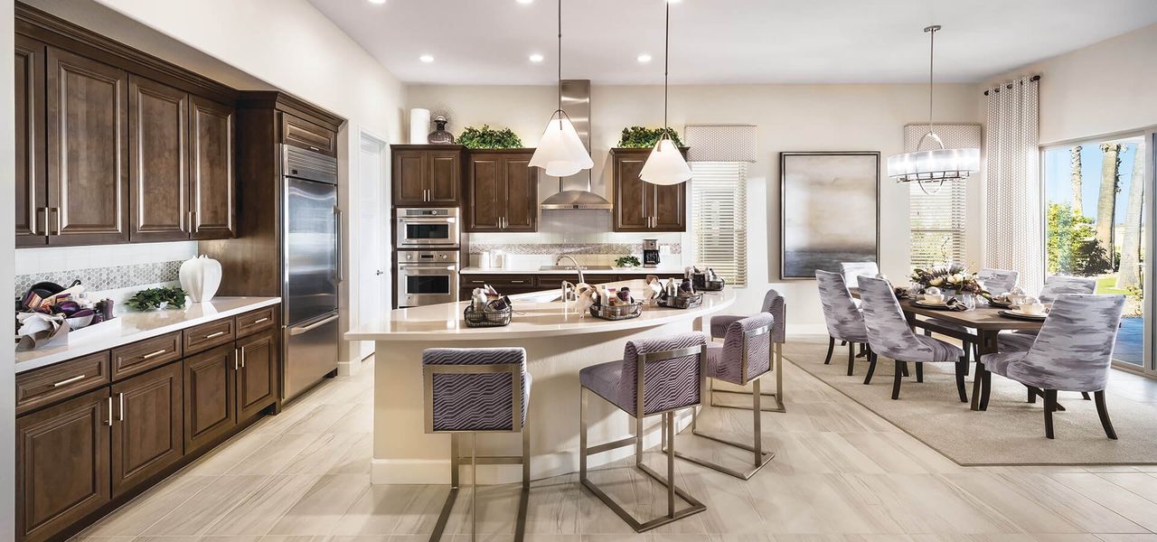 Representative furnished interior of a home built from the Vienta by Robson Resort Communities in Robson Ranch Arizona, Eloy (Image 6).