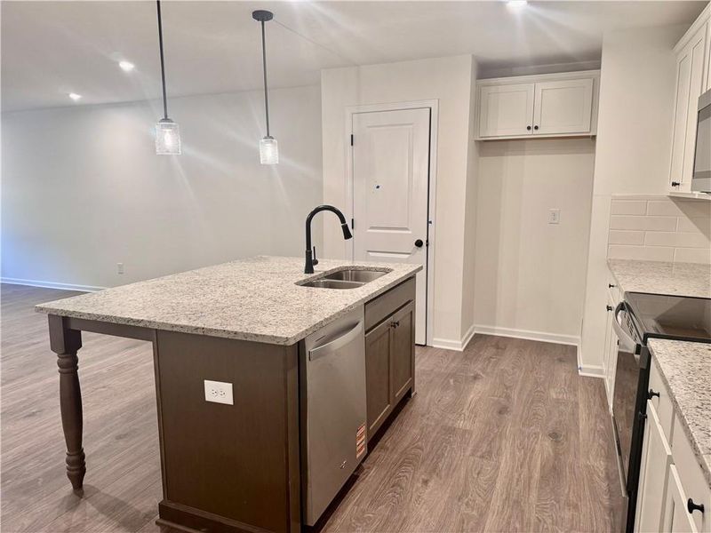 Furnished interior view inside a new home in Silver Leaf, Dawsonville (Image 10).