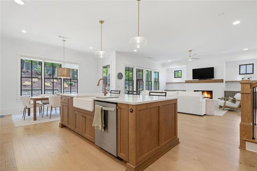 Furnished interior view inside a new home in Malone's Pond, Ball Ground (Image 34).