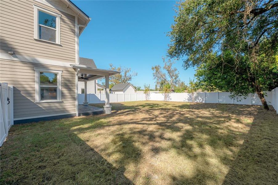 Exterior details and patio area of a home in , Tampa (Image 34). Exterior details and patio area of a home in , Tampa (Image 34).