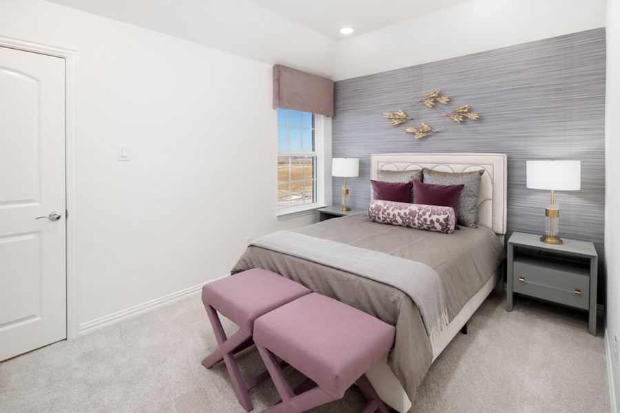 Representative furnished interior of a home built from the Kingston by UnionMain Homes in Elevon, Lavon (Image 52).