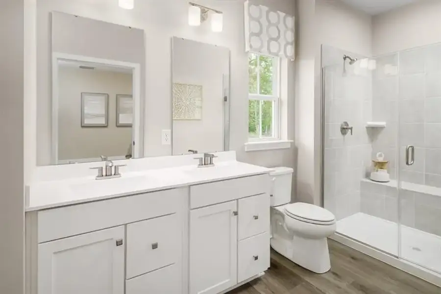 Representative furnished interior of a home built from the Ashbrooke by Ryan Homes in Windsor Estates, Walhalla (Image 9).