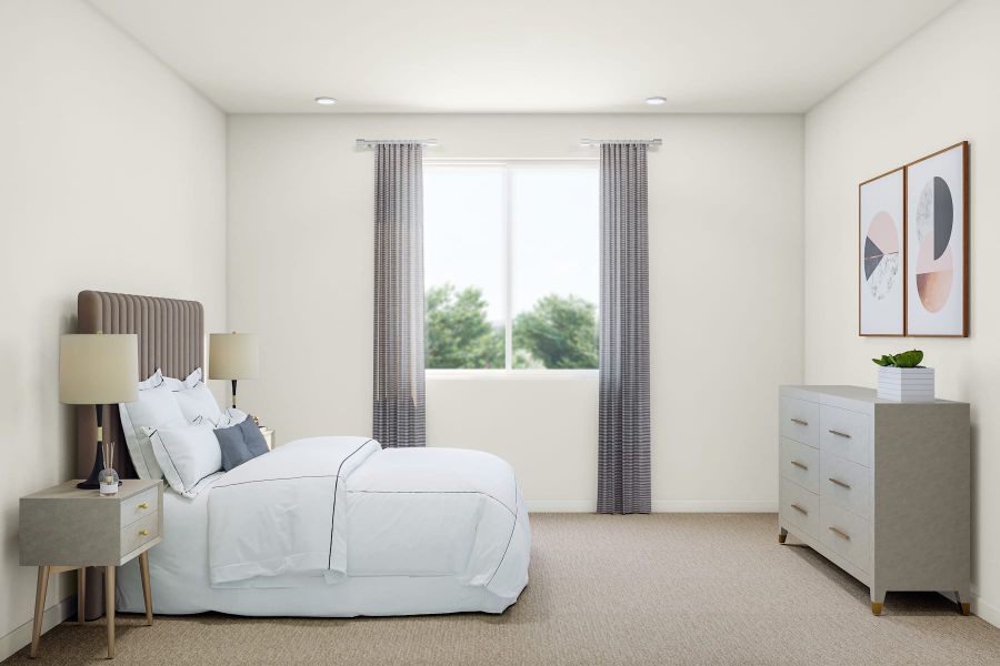 Representative furnished interior of a home built from the 3 by Tri Pointe Homes in Sugar Mill Village, Longmont (Image 47).