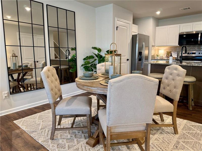 Furnished interior view inside a new home in Silver Leaf, Dawsonville (Image 15).