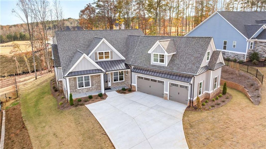 Front exterior of a new home in , Jefferson, GA, highlighting curb appeal (Image 29).