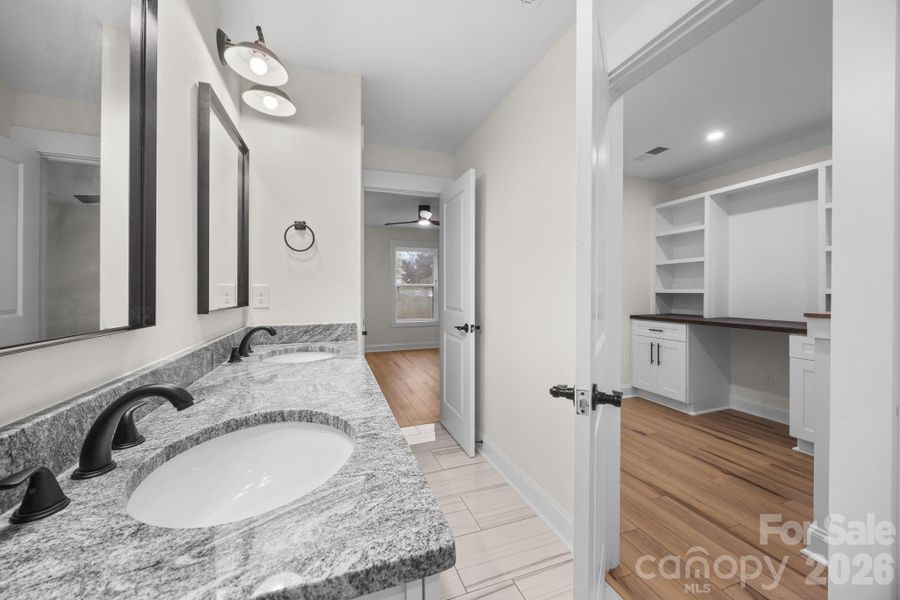 Furnished interior view inside a new home in , Cleveland (Image 11).