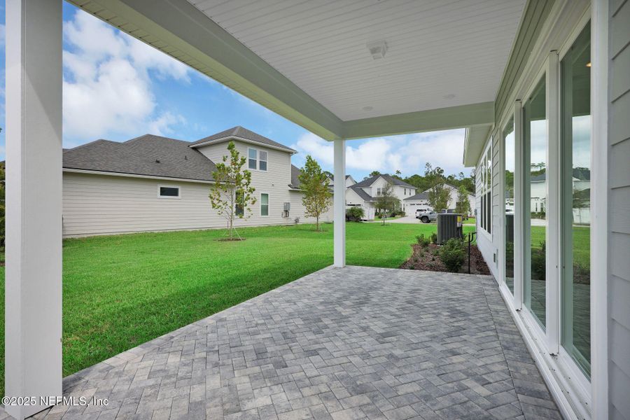 Exterior details and patio area of a home in Seabrook Village at Seabrook, Ponte Vedra (Image 32).