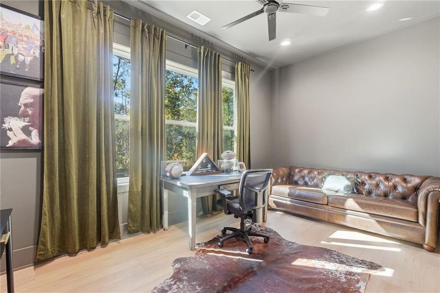 Furnished interior view inside a new home in , Cartersville (Image 32).