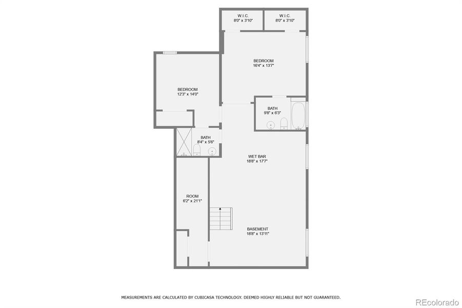 2D floor plan layout of this home in , Denver, CO (Image 6).